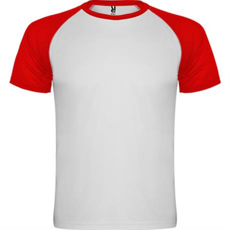 Спортивная футболка INDIANAPOLIS мужская, БЕЛЫЙ/КРАСНЫЙ 3XL
