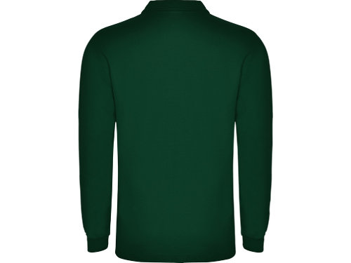Рубашка поло Carpe мужская с длинным рукавом, бутылочный зеленый