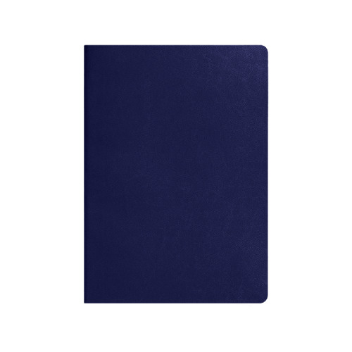 Ежедневник недатированный Tony, А5, темно-синий, кремовый блок в линейку (темно-синий)