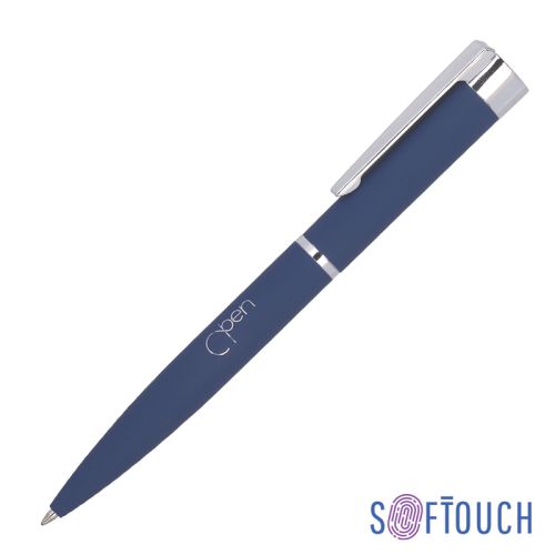 Ручка шариковая "Alice", покрытие soft touch, темно-синий