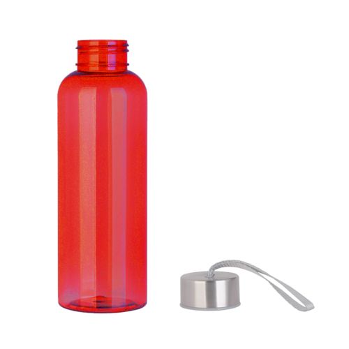Бутылка для воды "H2O" 500 мл, красный