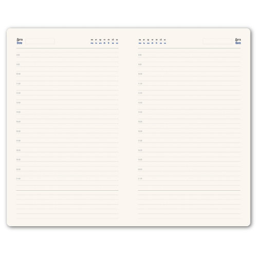 Ежедневник недатированный STELLAR, формат А5 (белый, красный)