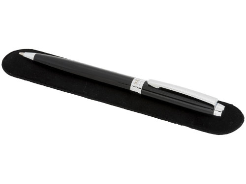 Ручка металлическая шариковая Aphelion, черный/серебристый