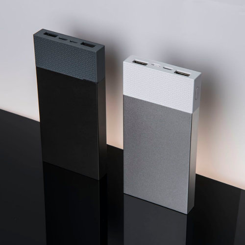 Универсальный аккумулятор "Slim Pro" (10000mAh),серый, 13,8х6,7х1,5 см,пластик,металл (серый)