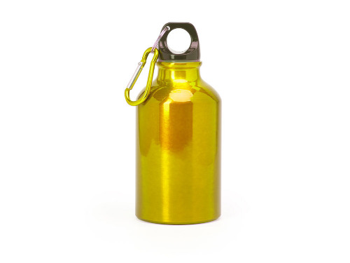 Алюминиевая бутылка с карабином YACA, желтый