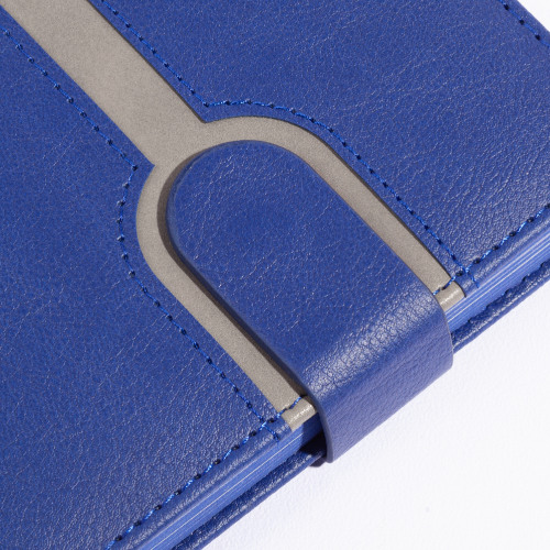 Ежедневник недатированный "Бари", формат А5, синий с серым