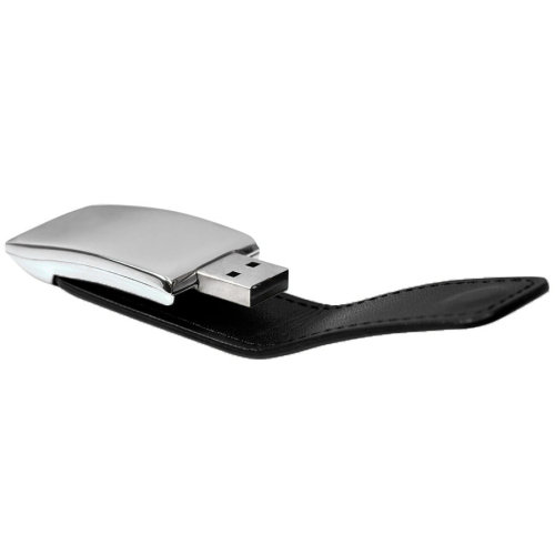 USB flash-карта "Lerix" (8Гб) (черный, серебристый)