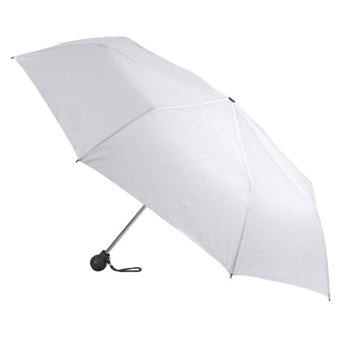 Зонт складной FANTASIA, механический (белый, черный)