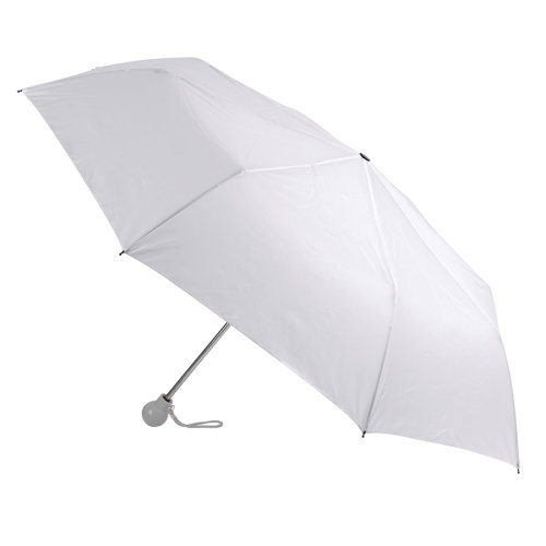 Зонт складной FANTASIA, механический (белый, серый)