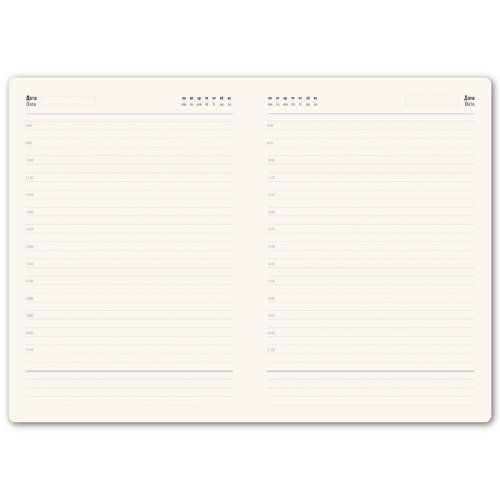 Ежедневник недатированный Kennedy, формат А5,  в линейку (синий)