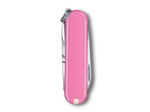 Нож-брелок VICTORINOX Classic SD Colors Cherry Blossom, 58 мм, 7 функций, розовый
