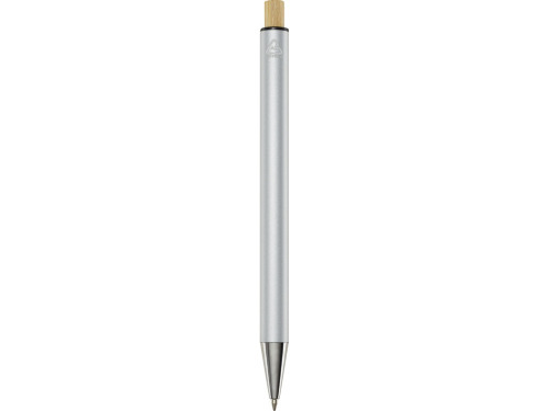 Cyrus шариковая ручка из переработанного алюминия, черный чернила - Серебристый