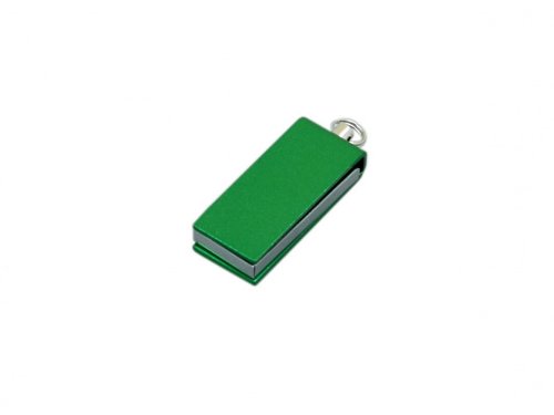 Флешка с мини чипом, минимальный размер, цветной  корпус, 64 Гб, зеленый
