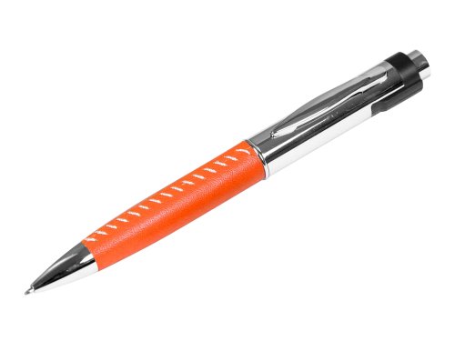 Флешка в виде ручки с мини чипом, 64 Гб, оранжевый/серебристый