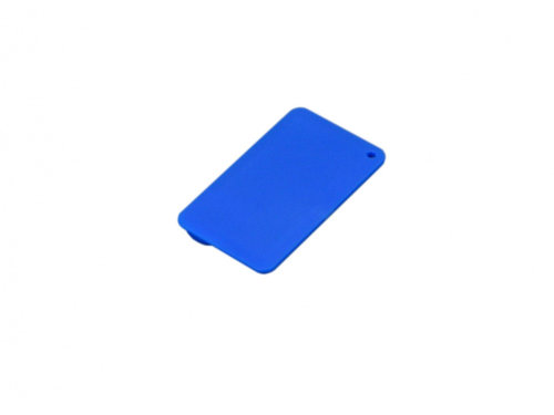 USB-флешка на 32 Гб в виде пластиковой карточки, синий