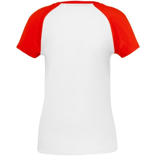 Футболка женская «Ищи суть», белая с красным