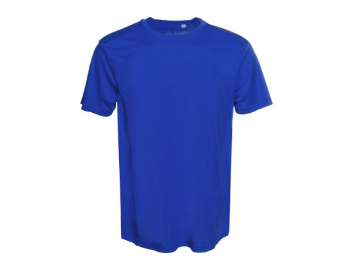 Мужская спортивная футболка Turin из комбинируемых материалов, классический синий