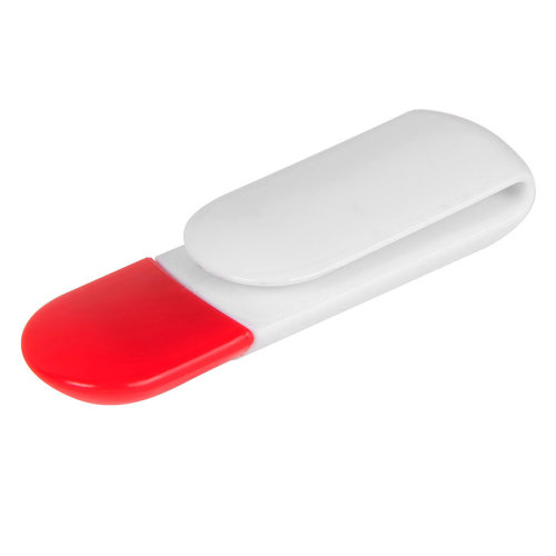 USB flash-карта "Alma" (8Гб) (белый, красный)