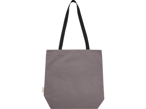 Универсальная эко-сумка Joey из холста, объемом 14 л, серый