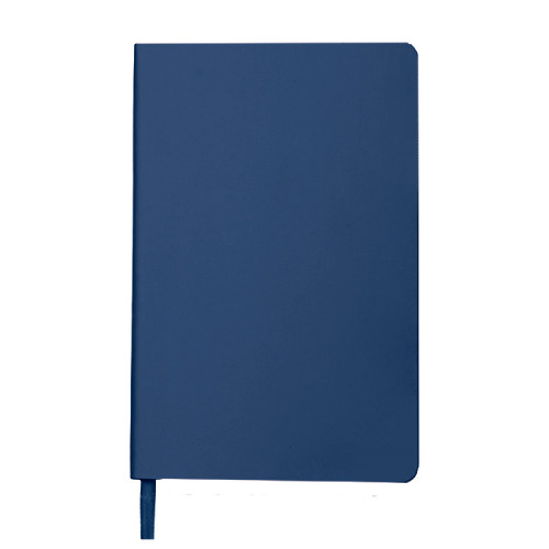 Ежедневник недатированный SIMPLY FLEX, А5,  синий, кремовый блок, в линейку (синий)