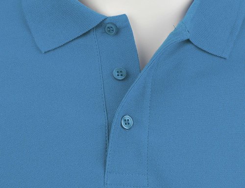Рубашка поло мужская Summer 170, ярко-синяя (royal)