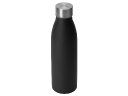 Стальная бутылка Rely, 650 мл, черный матовый