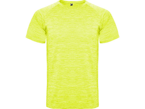 Спортивная футболка Austin детская, меланжевый неоновый желтый