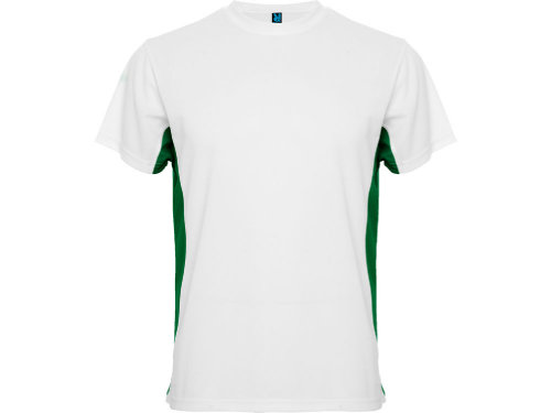Спортивная футболка Tokyo мужская, белый/зеленый
