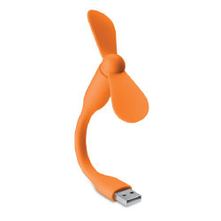 Настольный USB вентилятор (оранжевый)