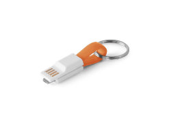 RIEMANN. USB-кабель с разъемом 2 в 1, Оранжевый