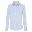 Рубашка женская LONG SLEEVE OXFORD SHIRT LADY-FIT 135 (голубой)
