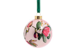 Стеклянный шар Ботаника (розовый)