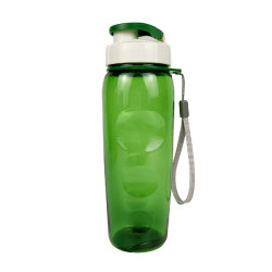 Пластиковая бутылка Сингапур, зеленый