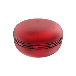 Беспроводная Bluetooth колонка Burger Inpods TWS софт-тач, красная