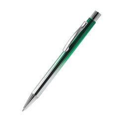 Ручка металлическая Синергия, зеленая
