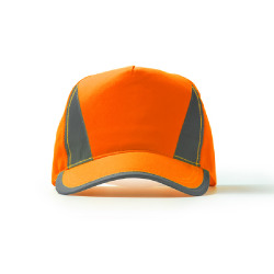 Бейсболка 5-панельная BALDER, Флуоресцентный оранжевый