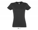 Фуфайка (футболка) IMPERIAL женская,Темно-серый 3XL