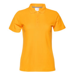 Рубашка поло женская STAN хлопок/полиэстер 185, 04WL, жёлтый