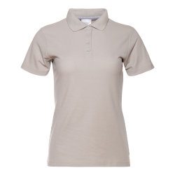Рубашка поло женская STAN хлопок/полиэстер 185, 04WL, светло-серый