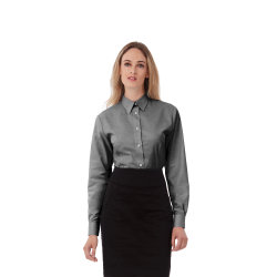 Рубашка женская с длинным рукавом Oxford LSL/women, серый