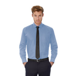 Рубашка мужская с длинным рукавом Smart LSL/men, корпоративный голубой