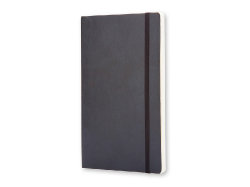 Записная книжка Moleskine Classic Soft (нелинованный), Large (13х21см), черный