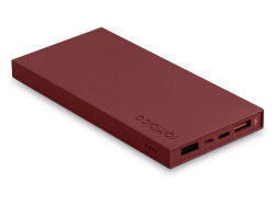 Внешний аккумулятор Rombica NEO ARIA Claret, 10000 мАч, Soft-touch, PD, QCharge, Type-C, бордовый