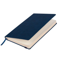 Ежедневник недатированный  Latte soft touch BtoBook, синий (без упаковки, без стикера)