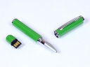 USB-флешка на 8 Гб в виде ручки с мини чипом, зеленый