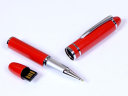 USB-флешка на 16 Гб в виде ручки с мини чипом, красный