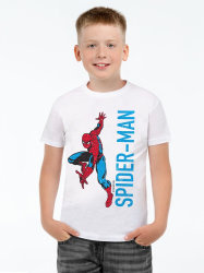 Футболка детская Spider-Man, белая