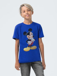 Футболка детская Mickey Mouse, ярко-синяя