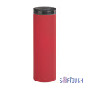 Термостакан "Брайтон" 500 мл, покрытие soft touch, красный
