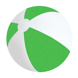 Мяч надувной "ЗЕБРА", 45 см (зеленый)